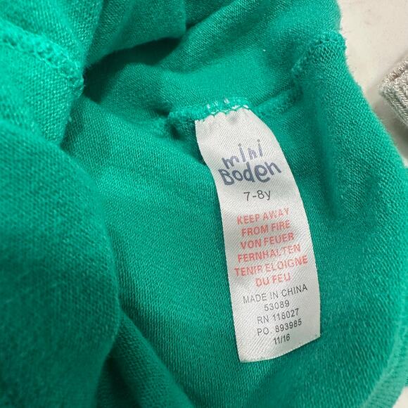 Mini Boden Green Footless Tights - Picture 7 of 7